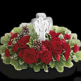 Evergreen Blooms Crystal Angel