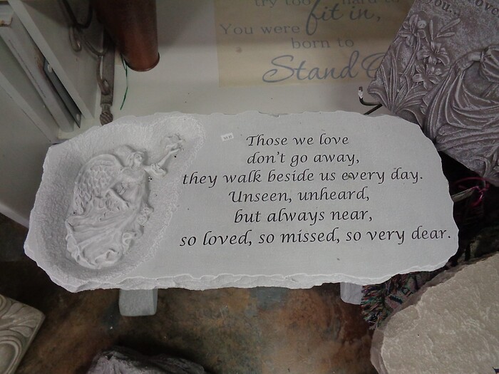 Those We Love Funeral Bench