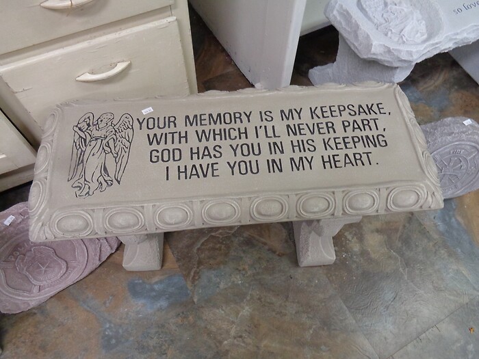 Your Memory Is My Keepsake Bench