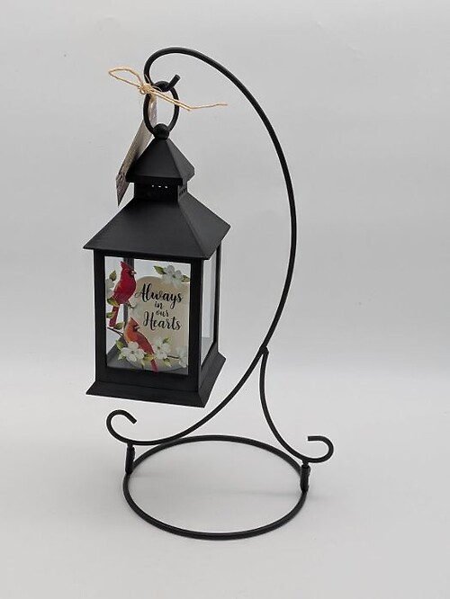 Always In Our Hearts Standing Lantern