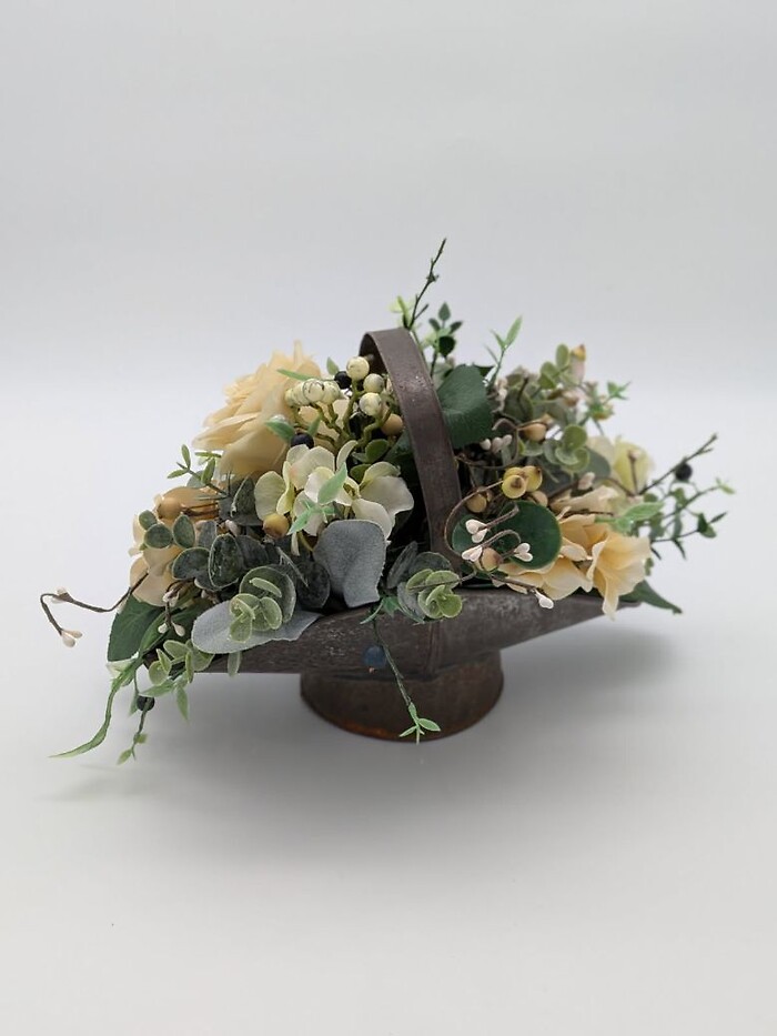 Antique Metal Basket