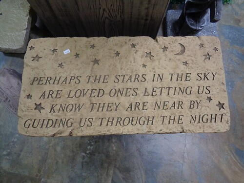 Perhaps The Stars Sympathy Bench
