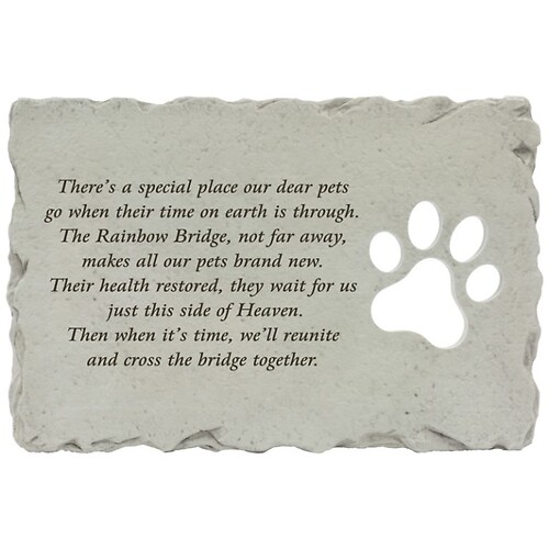 Rainbow Bridge Comfort Plaque