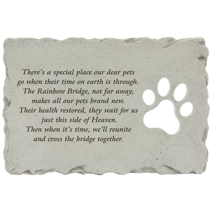 Rainbow Bridge Comfort Plaque