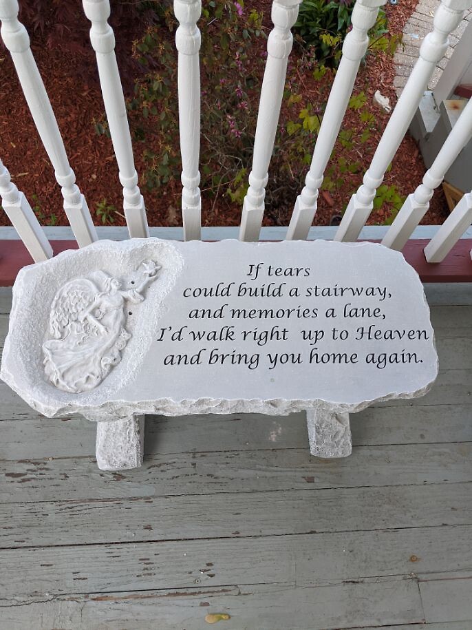 If Tears Cement Bench