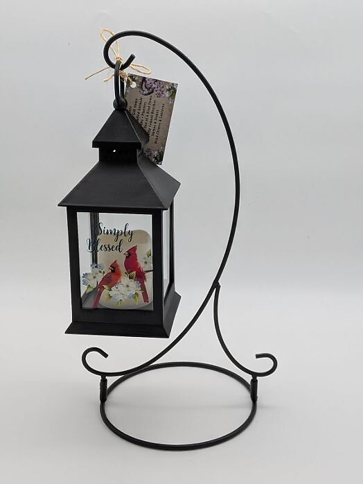 Simply Blessed Standing Lantern